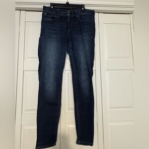 Express Dark Blue Women's Skinny Jeans